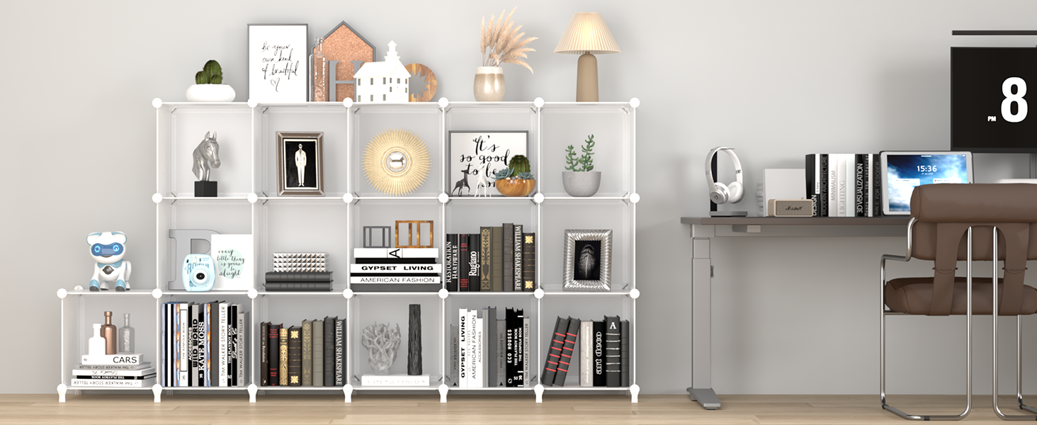 FUNLAX Cube Storage, 6 Storage Cubes Closet Organizers and