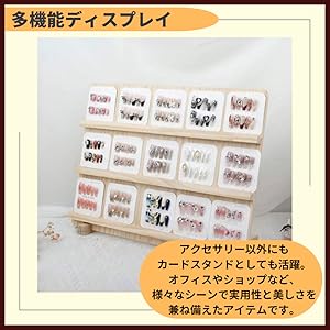 Amazon.co.jp: ideamall アクセサリースタンド 木製