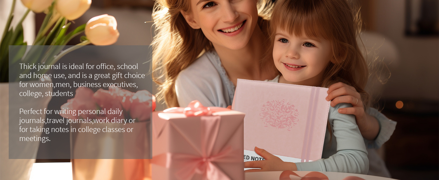 pink graph notebook journal