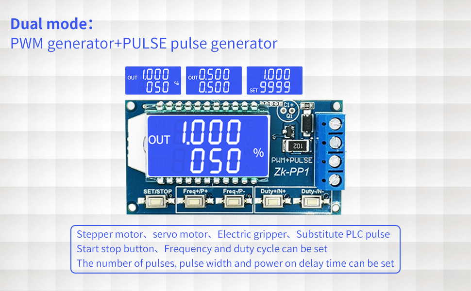 EC Buying ZK-PP1K PWM Pulse Signal Generator, frequency generator PWM ...