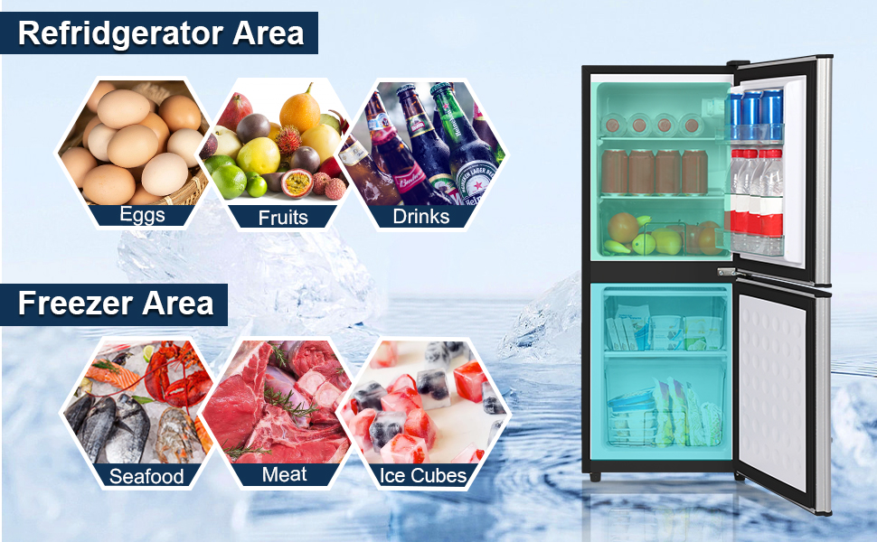 Small Refrigerator with Freezer