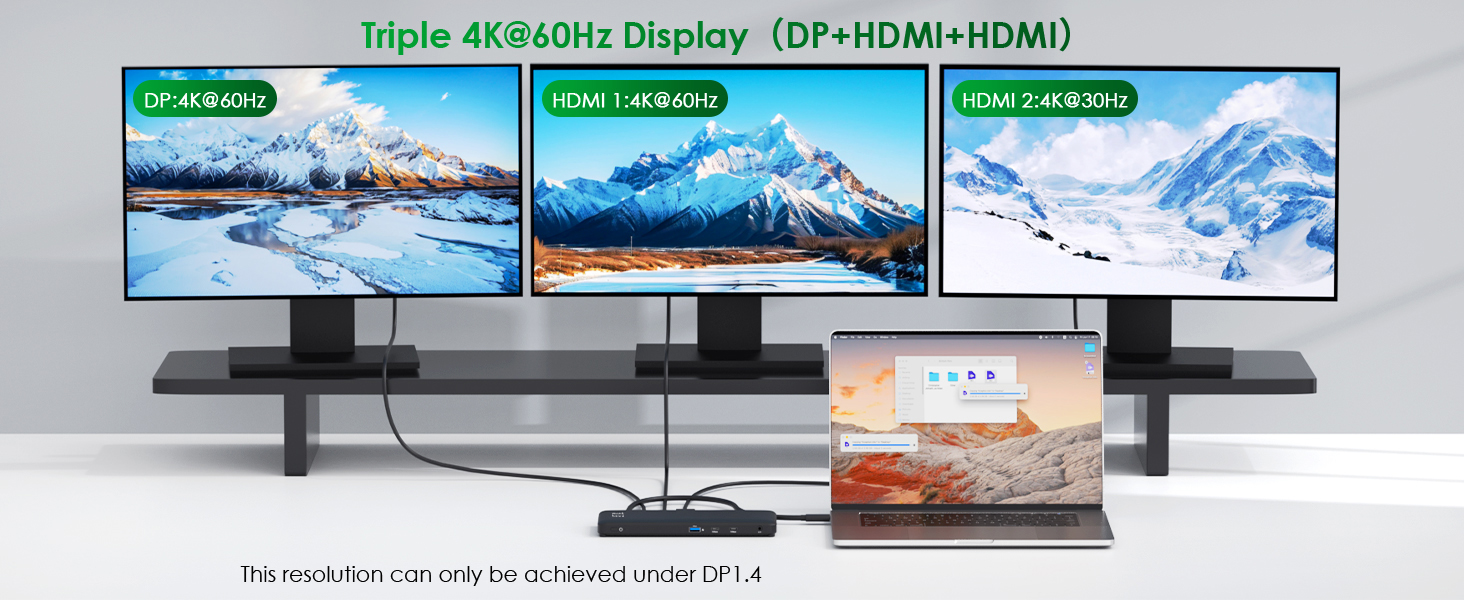 docking station 3 monitors