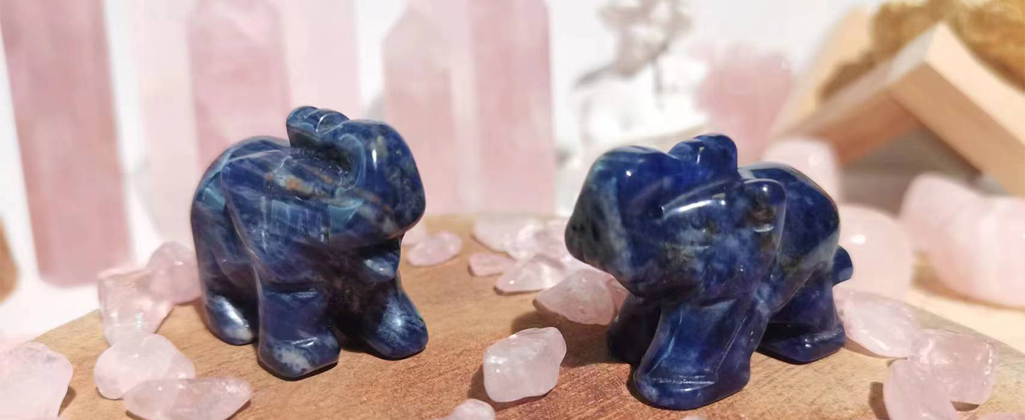 Reiki Pocket Elephant Sculpture