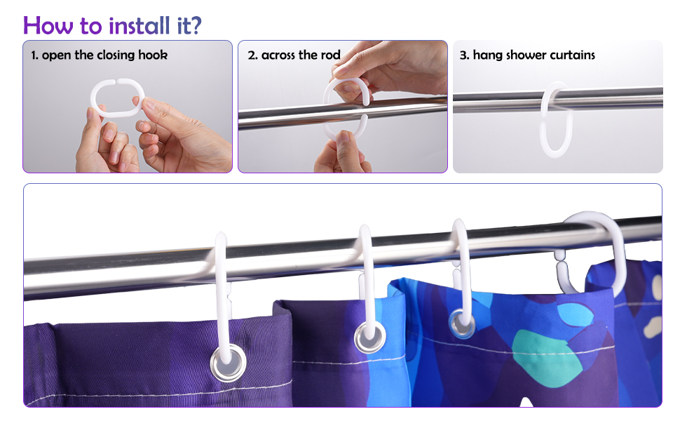 Bathroom Sets with Shower Curtain and Rugs, Shower Curtain