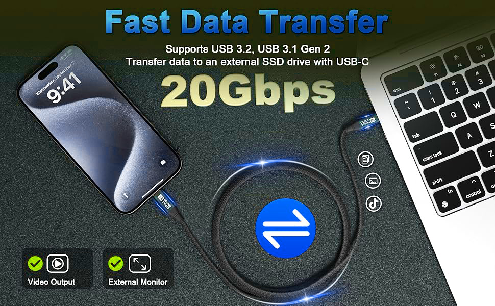 USB 3.1 4K/8K Gen 2 20Gbps