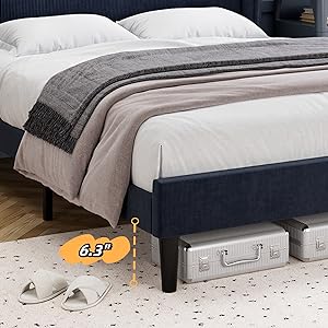 upholstered bed frame