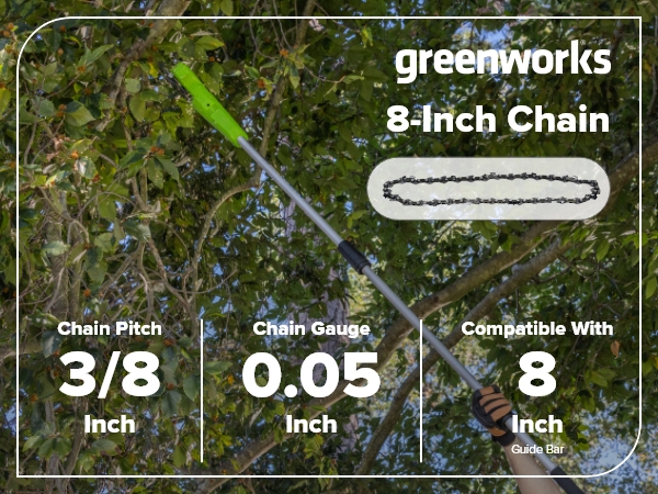 Amazon.com: Greenworks 10-inch Replacement Chain, 2937002