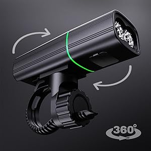 自転車 ライト 光センサー搭載 大容量2600mAh 1200ルーメン Amazon | 自転車 ライト 光センサー搭載 大容量2600mAh 1200