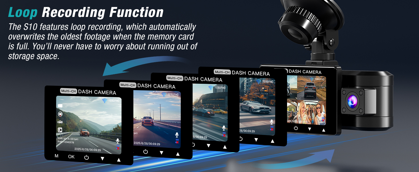 4 Channel Dash Cam