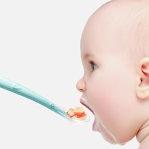Baby Spoons,Silicone Spoon for Baby,Baby Feeding Spoons,Toddler Spoons,Silicone Baby Spoons