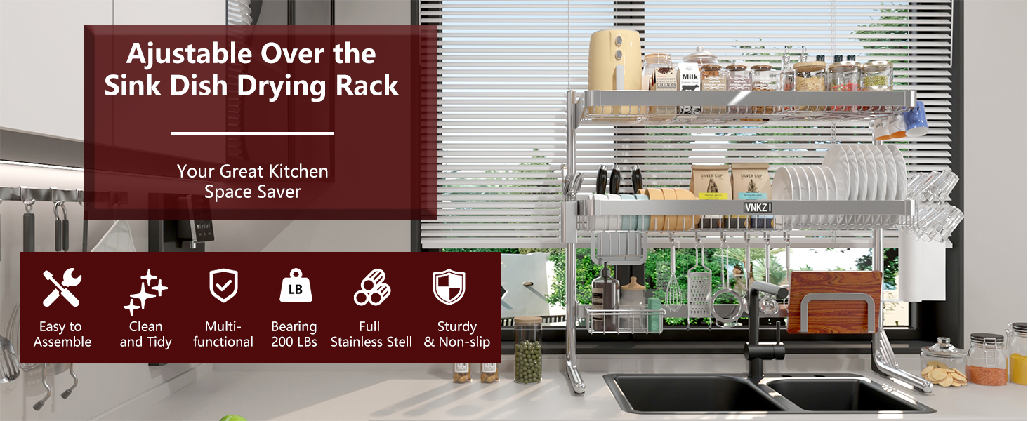 Over Sink Dish Rack