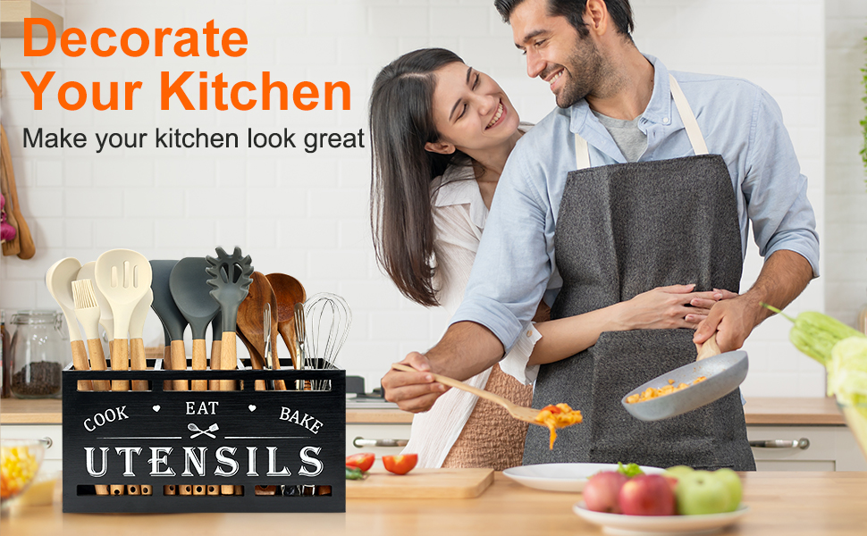 cooking utensils utensil organizer for countertop
