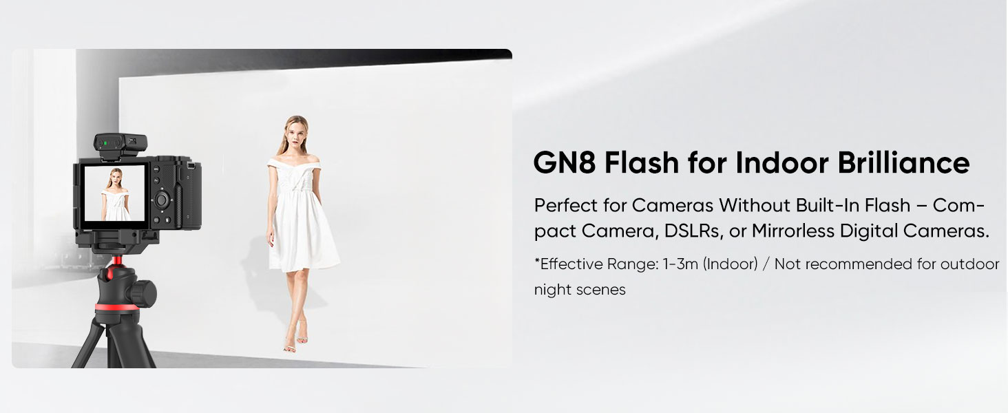 Built-in 250mAh battery 500 flashes