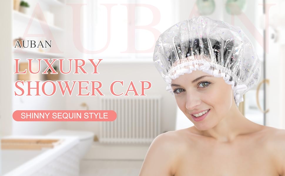 shower cap for women reusable