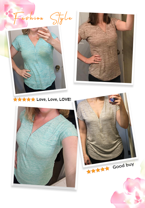 summer casual blouses tops