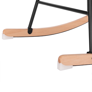 WOLTU Sedia A Dondolo Per Soggiorno Poltrona Relax Con Schienale Braccioli Grigio Scuro 17 schaukelstuhl