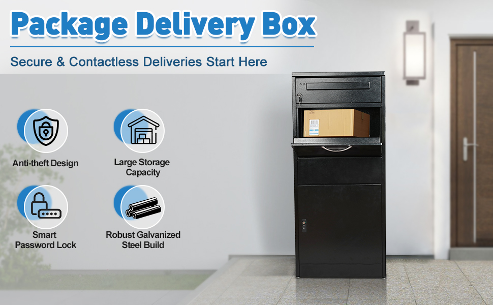 44.9Inch Express Package Delivery Box for Outside, Ultra