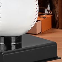 baseball hobby box trophy case display cabinet ball stand small glass display case