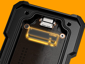 ASUS TUF Gaming A2 Portable SSD Enclosure USB-C 3.2 Gen 2x2, Dual M.2 NVMe PCIe and SATA, IP68 Water Resistance Support PS5® and Xbox 18