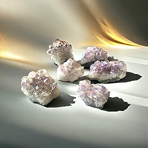 titanium Aura Angel Aura Bergkristall Druse Edelstein Heilstein  Steinfixx Aqua Aura