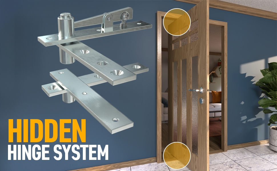 Door Pivot Hinges Hidden Door Hinge Heavy Duty Murphy Door Hinge Kit