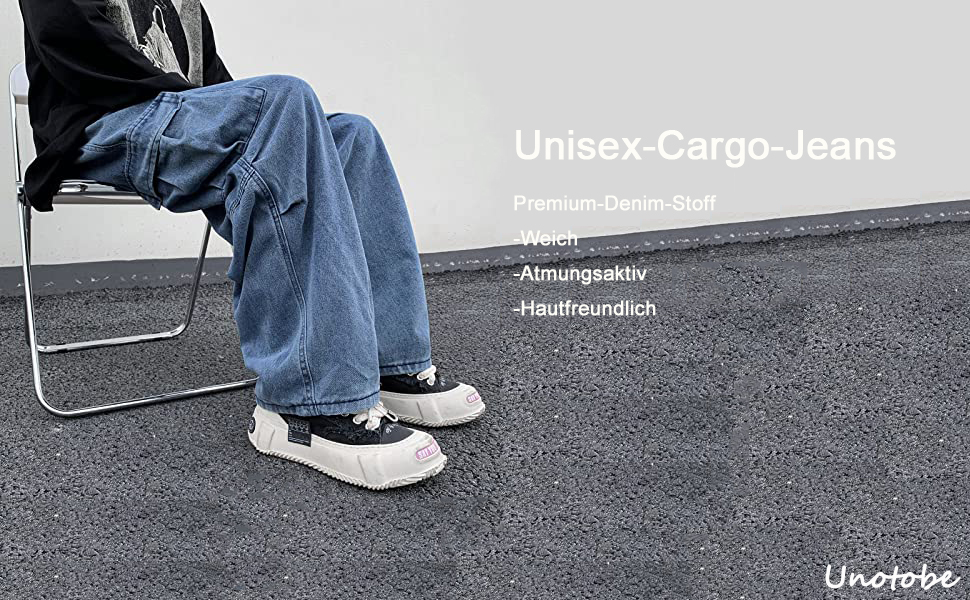 Unisex Cargo Jeans