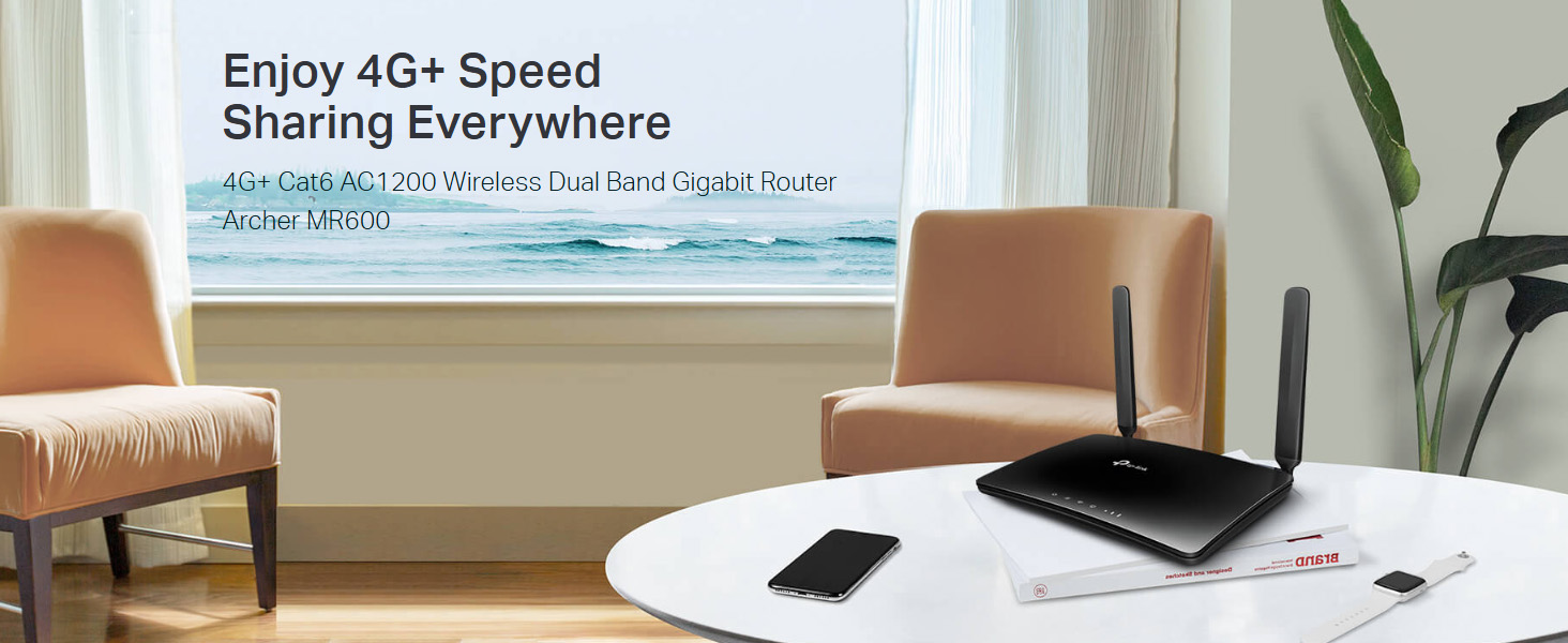 Archer MR600 4G+ Cat6 AC1200 Wireless Dual Band Gigabit Router