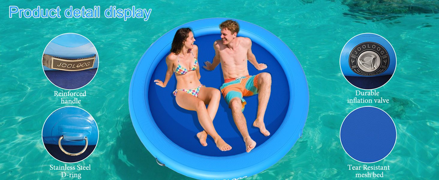 inflatable water hammock details