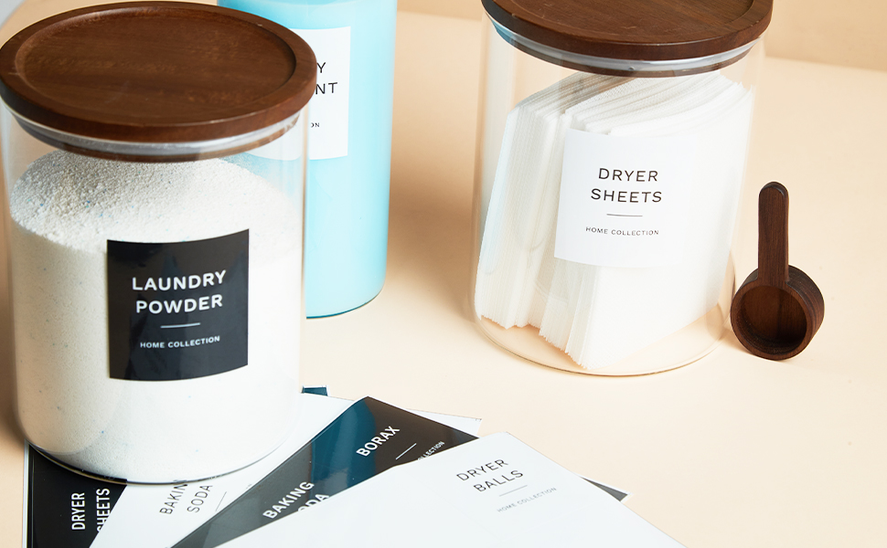 laundry dispenser set laundry holder for detergent laundry labels containers  laundry organization