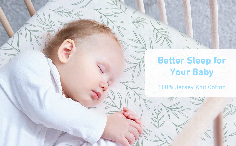 Babebay 2Pack Mini Crib Sheets, Pack and Play Sheets