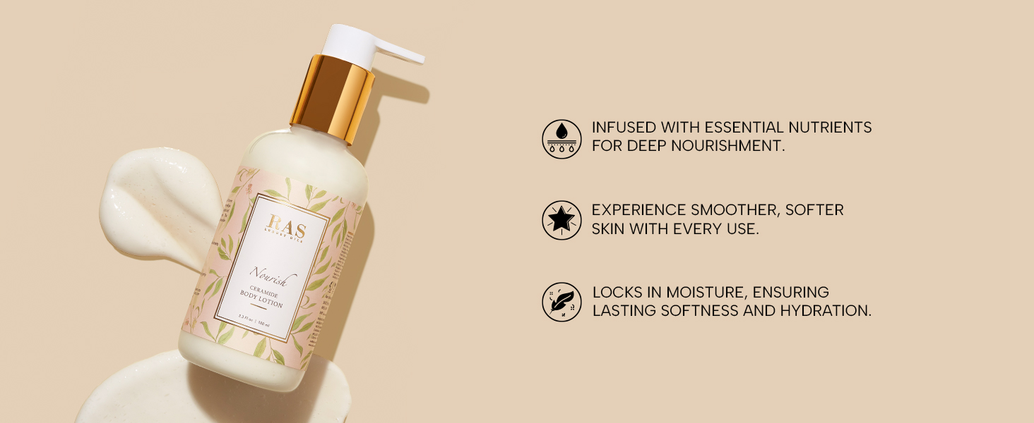 Hydrating Nourish Body Lotion Infused With Essential Nutrients For Softer, Smoother Skin