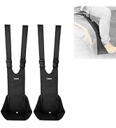 KEMIMOTO 2 Pcs ATV Rear Passenger Foot Pegs Universal Adjustable Foldable Wear-resistant ATV Pass...