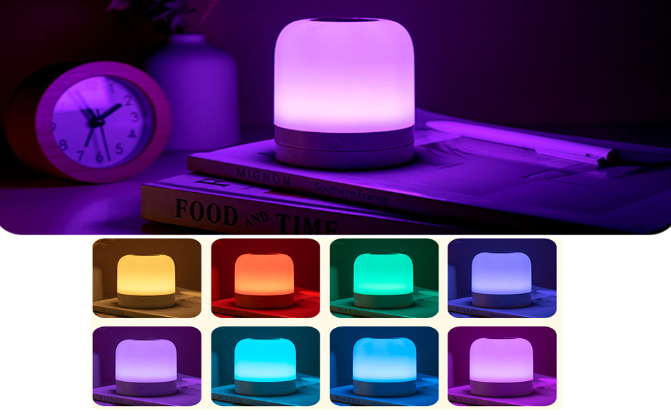 HIWXAMZ Night Light for Baby Nursery, LED Bedside Touch
