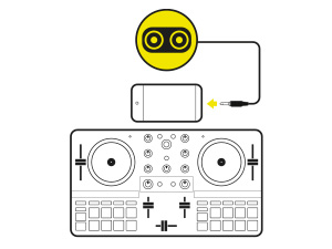 Hercules DJControl Mix Ultra DJ Controller 12 Wired speakers