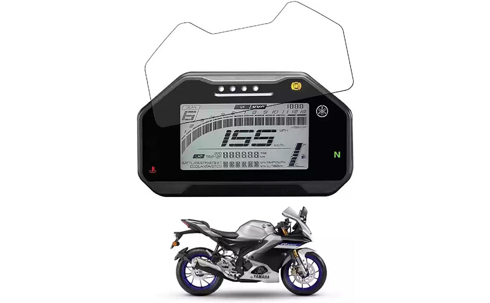 Motorcycle Dashboard Screen Protector – Anti-Scratch, High Transparency, Bubble-Free