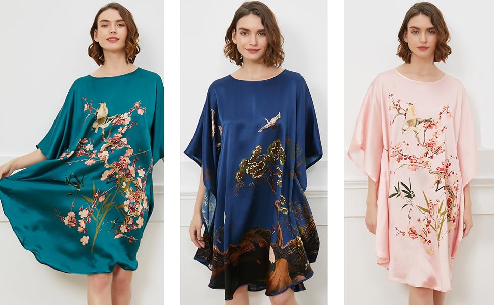 silk robe pajama