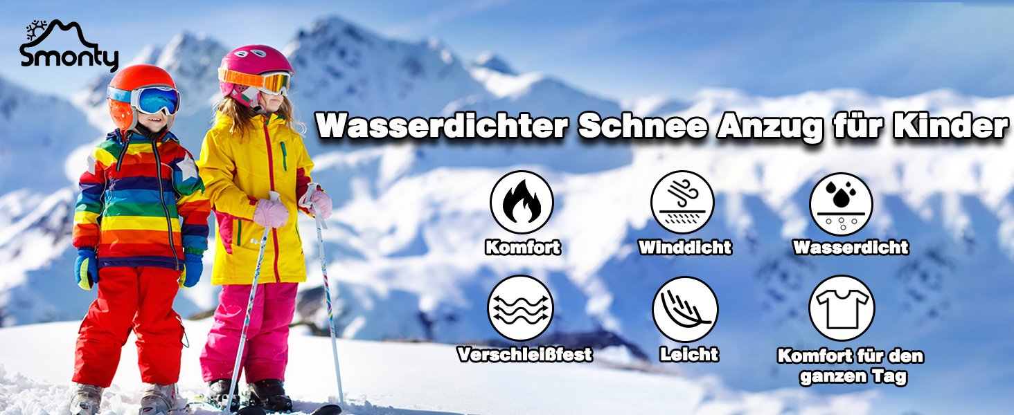 SMONTY Skianzug für Jungen
