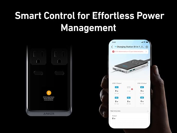 Anker Prime Charging Station, 240W 8-in-1 USB C Power Strip