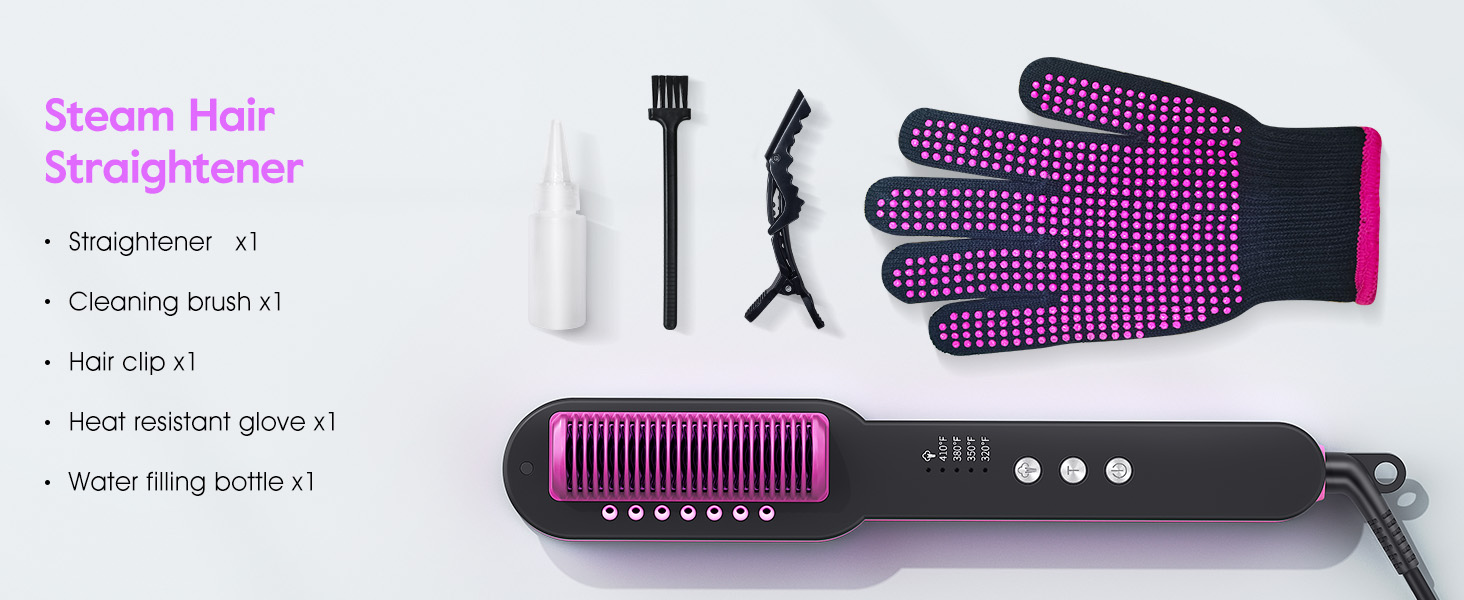 hair straightener steam
