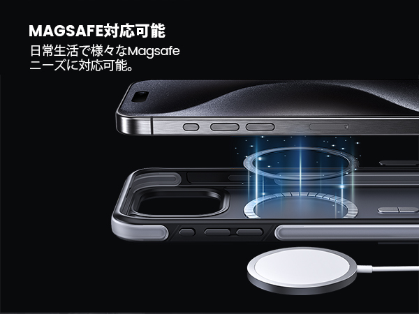 Amazon.co.jp: 【超強エアバッグ保護】 Lamicall iPhone 15 Pro