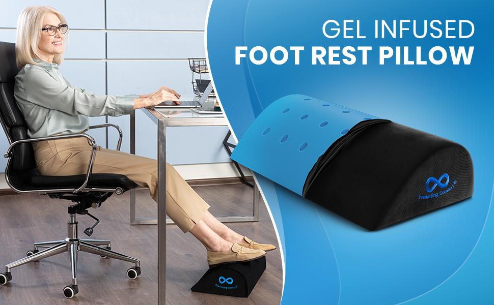Everlasting Comfort Office Foot Rest for Under Desk Ergonomic Cooling