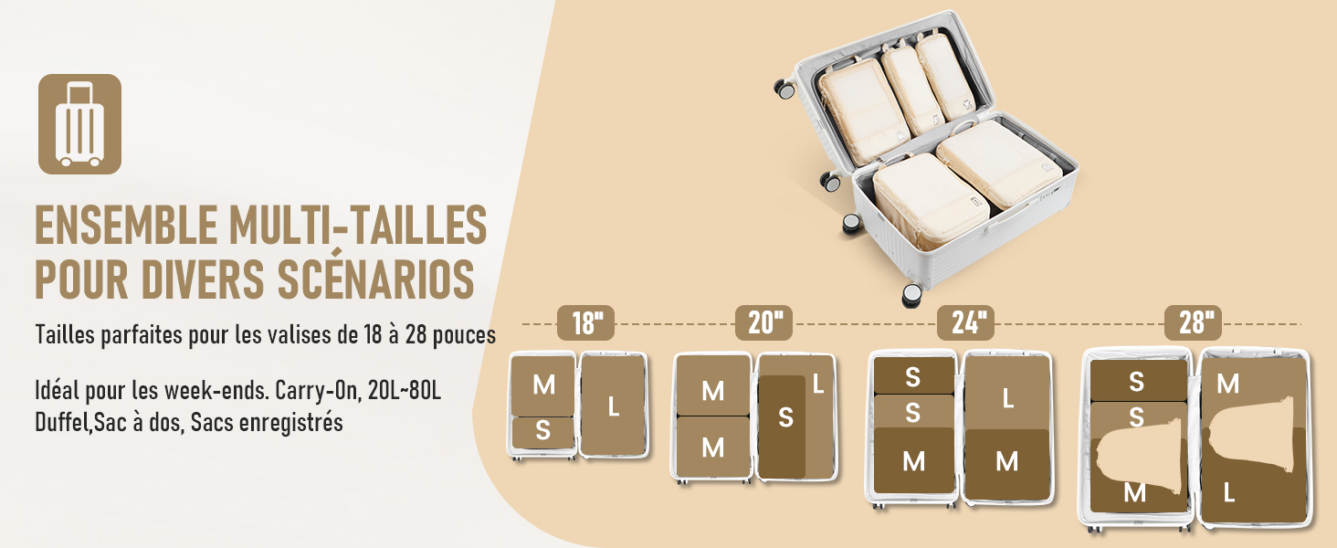 compression packing cubes