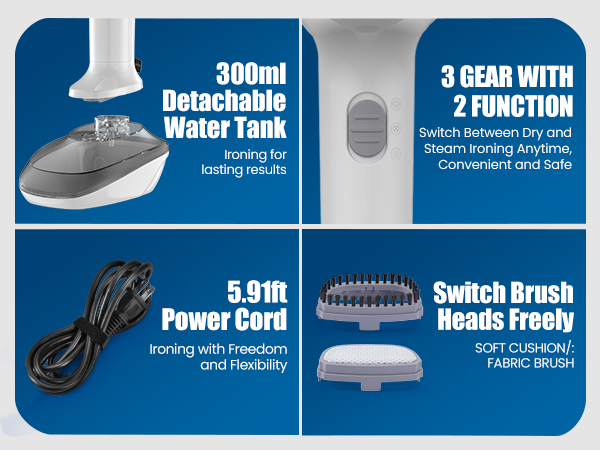 1800W with Fast Ceramic Heat-Up Plate