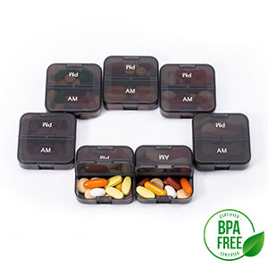 am pm pill organizer 7 day pill boxes and organizer 2 times a day