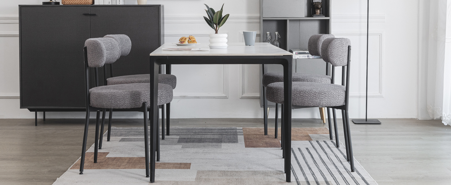 gray dining chairs