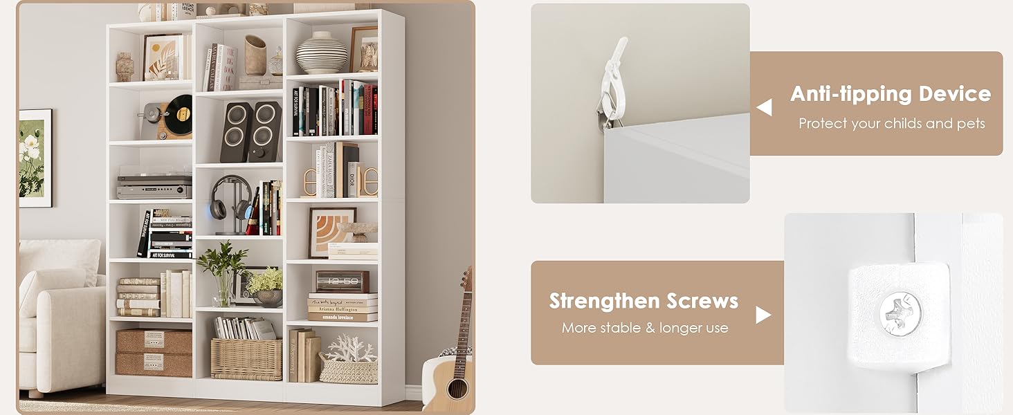 White Bookcase