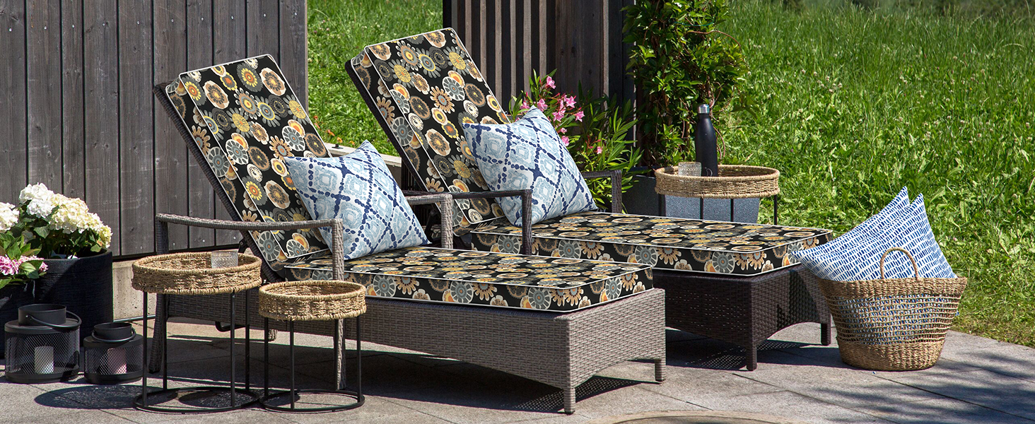 Outdoor Chaise Lounge Cushion