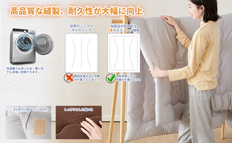 Amazon.co.jp CHOSHOME Comforter, Single Winter, Thermal Comparable to