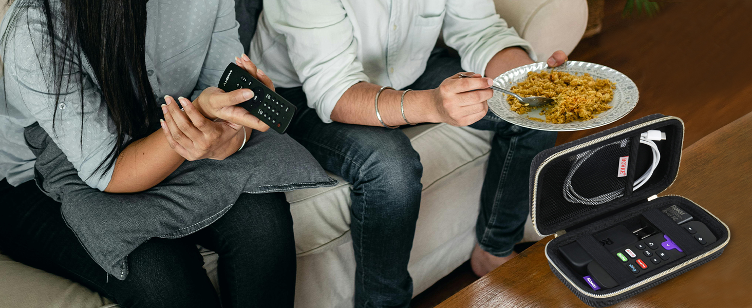 BOVKE Hard Case for Roku Voice Remote Controller, Roku