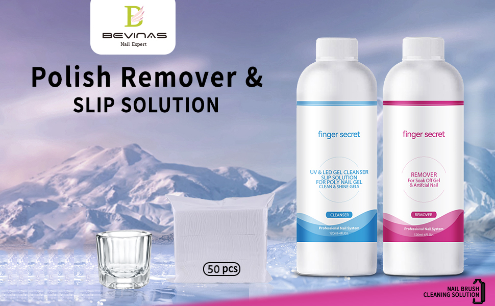 Gel Nail Polish Remover Nail Polish Gel Remover & Slip Solution Slip Solution for Poly Gel Nails